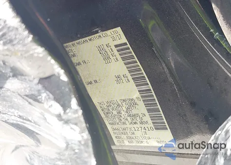 2018 Nissan Altima 2.5 Sl z USA, uszkodzony, nr VIN 1N4AL3AP7JC127410